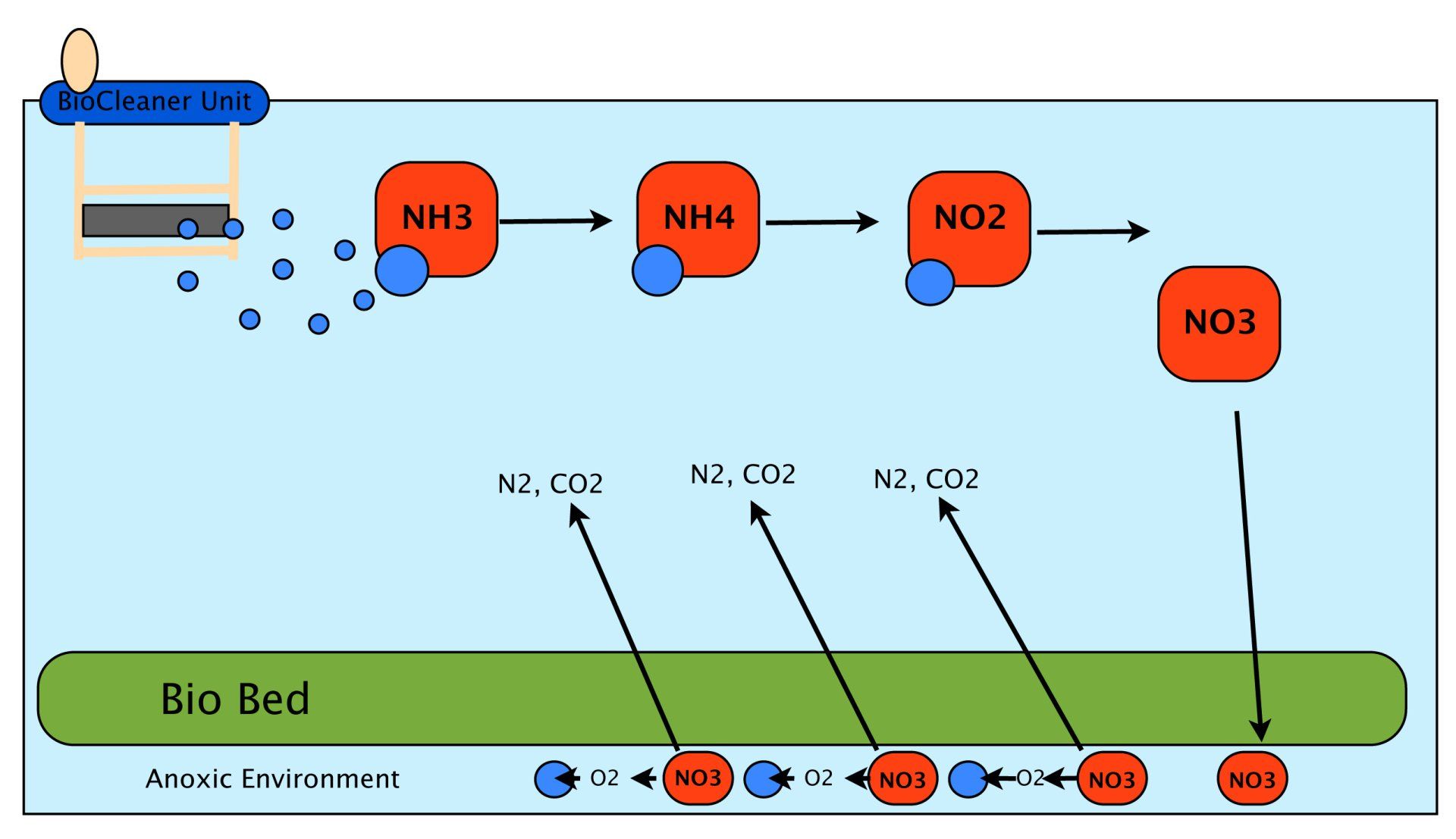 Ammonia Explanation Chart — Monterey Park, CA — Biocleaner Inc.